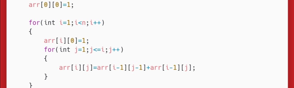 洛谷：P5732：杨辉三角