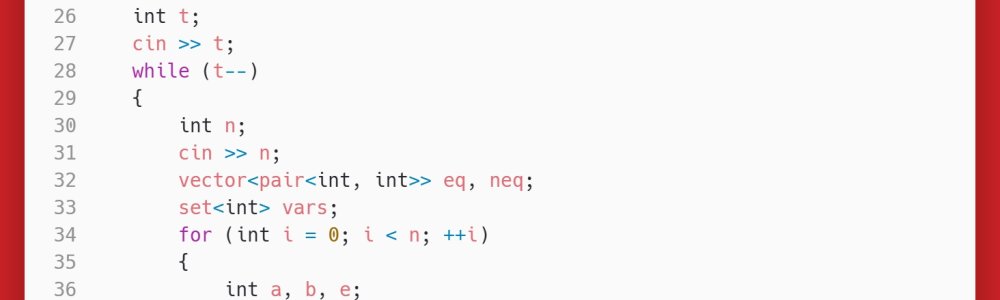 洛谷：P1955：程序自动分析