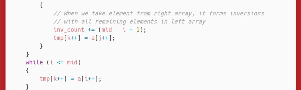 洛谷：P1908：逆序对