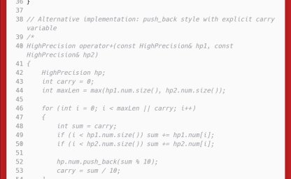 洛谷：P1601：A+B Problem（高精）