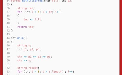 洛谷：P1098：字符串的展开