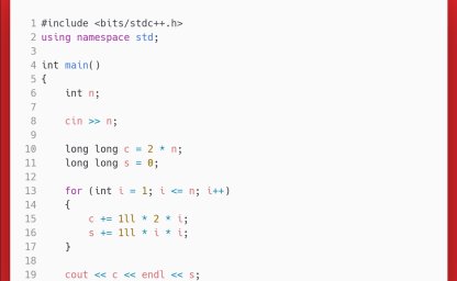 洛谷：B3994：周长与面积计算