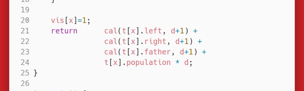 洛谷:P1364:医院设置 洛谷:P1364:医院设置